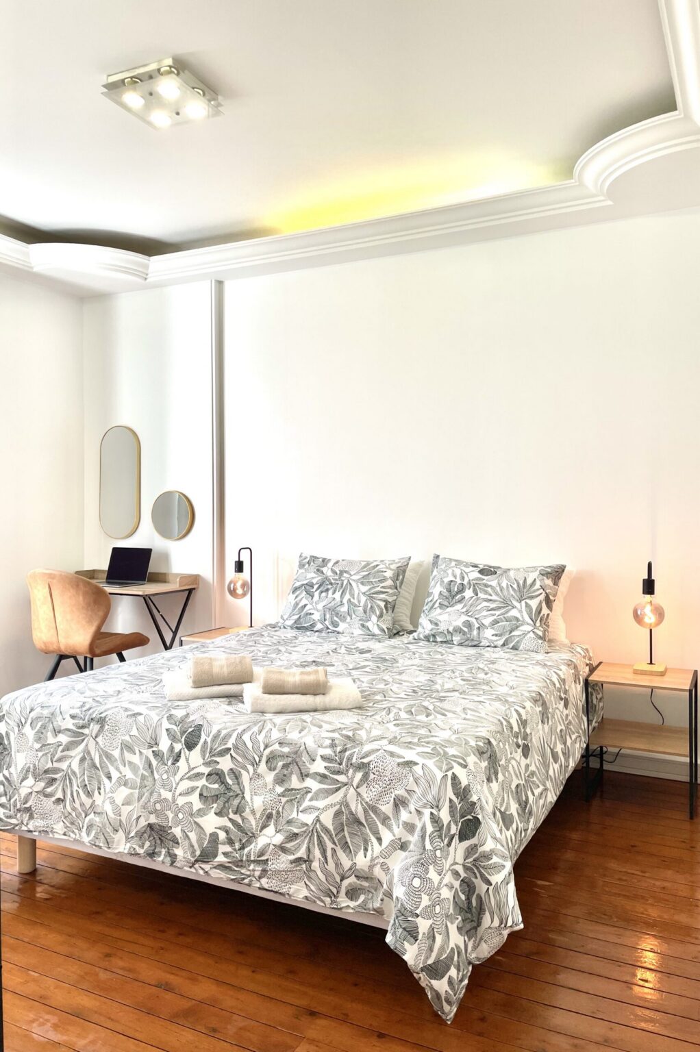 Chambre Chardonneret, lit double – Villa Foch, Meaux