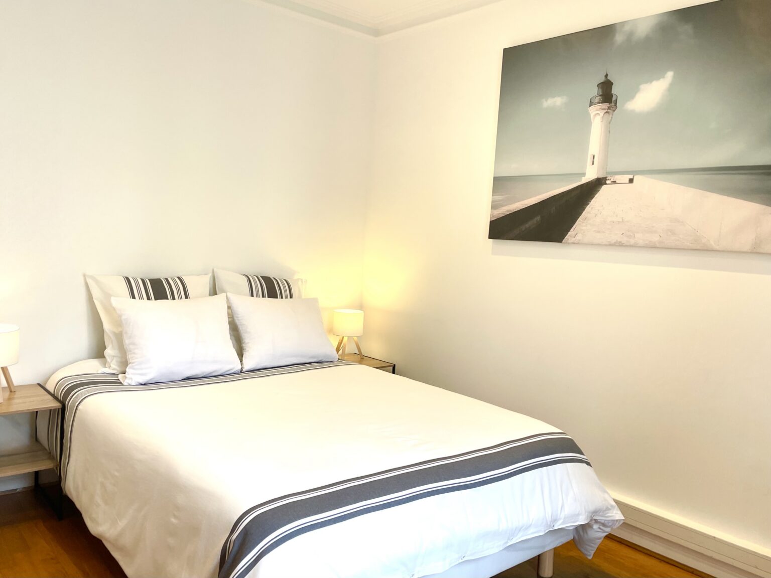Chambre Rouge-Gorge, lit double – Villa Foch, Meaux