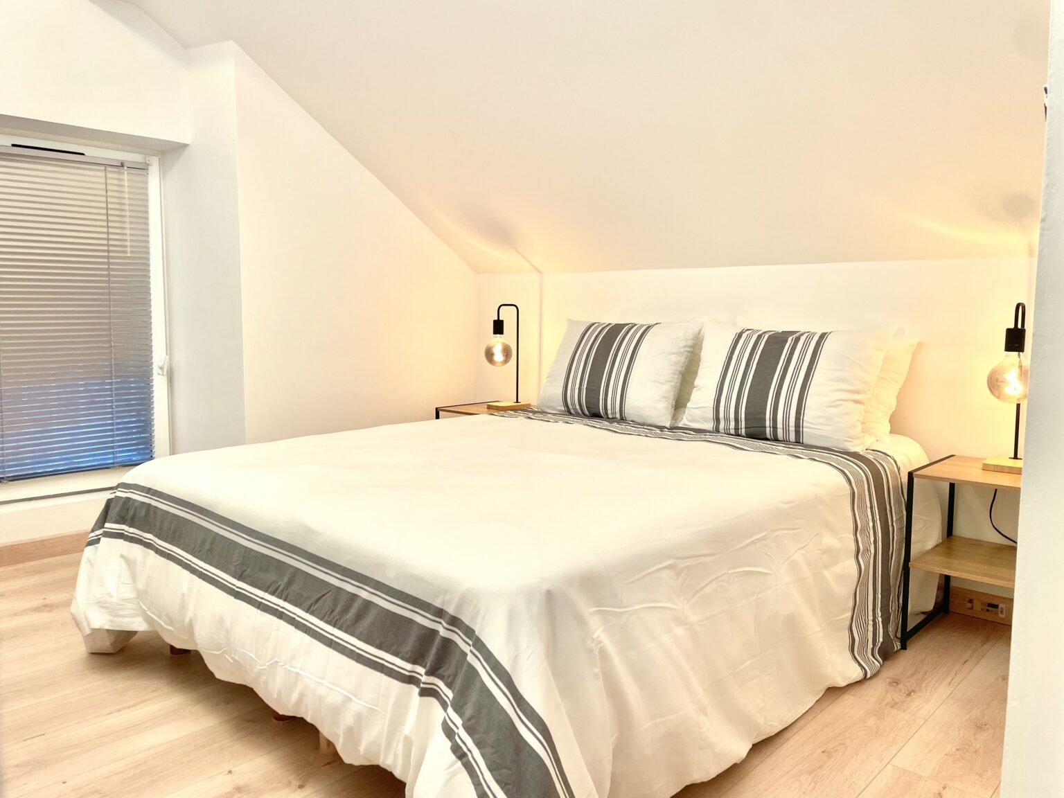 Chambre Mésange, lit double – Villa Foch, Meaux