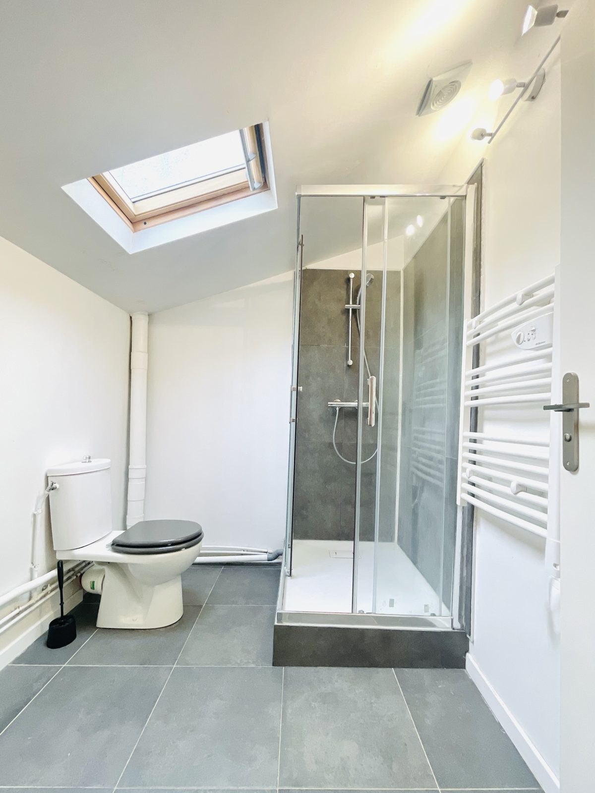 Maison avec jardin – Salle d'eau sous velux